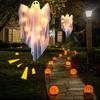 Halloween Dimmable Light Up Ghost Decorations 3 Lighting Modes Statue Hangable Figurines Glowing Decoration Scary With Sounds