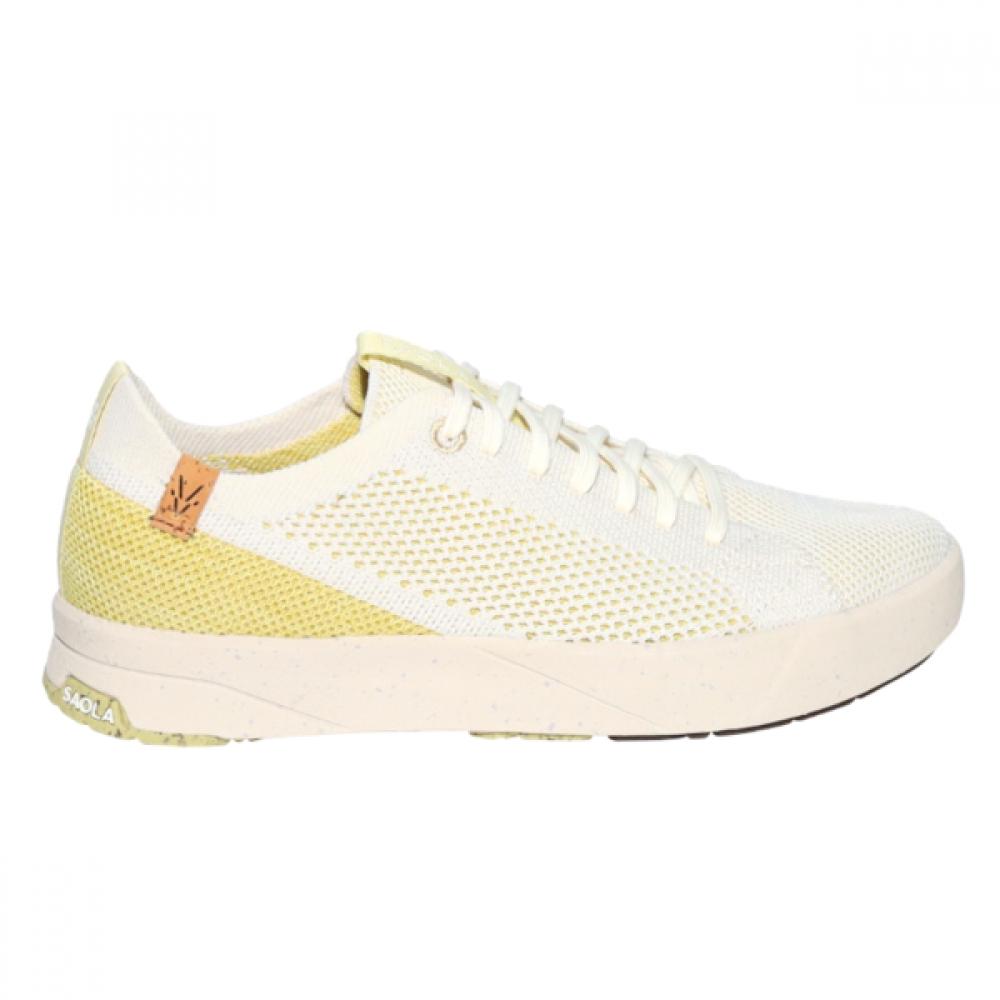 

Saola Women S Cannon Knit 2.0 White Lime 250(US W 9)