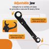 Multi-functional Design Tire Auto Repair Wrench Water Pipe Repair Wrench  Auto Repair