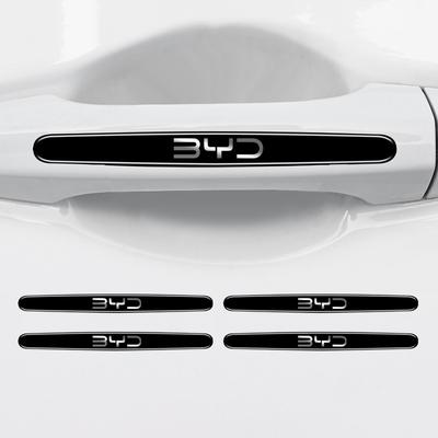 4/8Pcs Car Door Handle Protective Anti-scratch Stickers For BYD Atto 3 Yuan Plus Han Tang EV F3 E6 Dmi Song F0 Qin Pro G3 I3