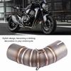 Motorcycle Exhaust Middle Pipe Link Connect for CB1000R 2008‑2017