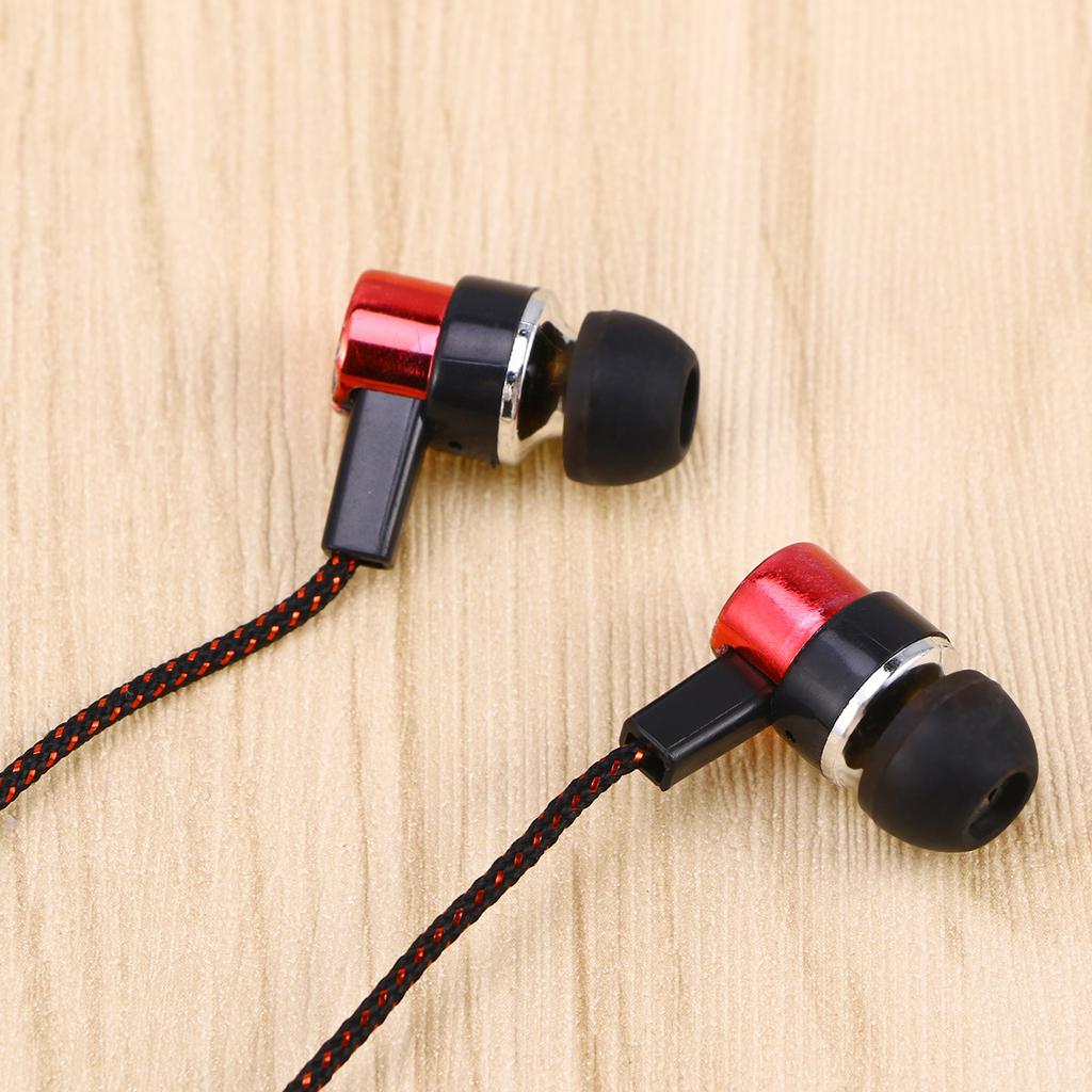 in-Ear Earphone with Heavy Bass Stereo Clear Treble Strong Bass Noise Reduction Comfort Fit for All 3.5mm Devices