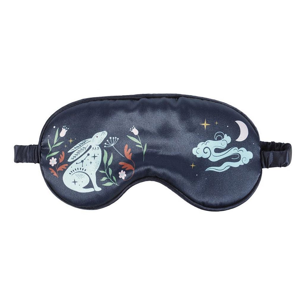 Something Different Midnight Hare Satin Sleep Mask