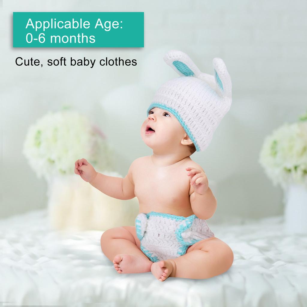 Newborn Baby Photography Props Cute Shape Photo Costume Infants Hat Pants