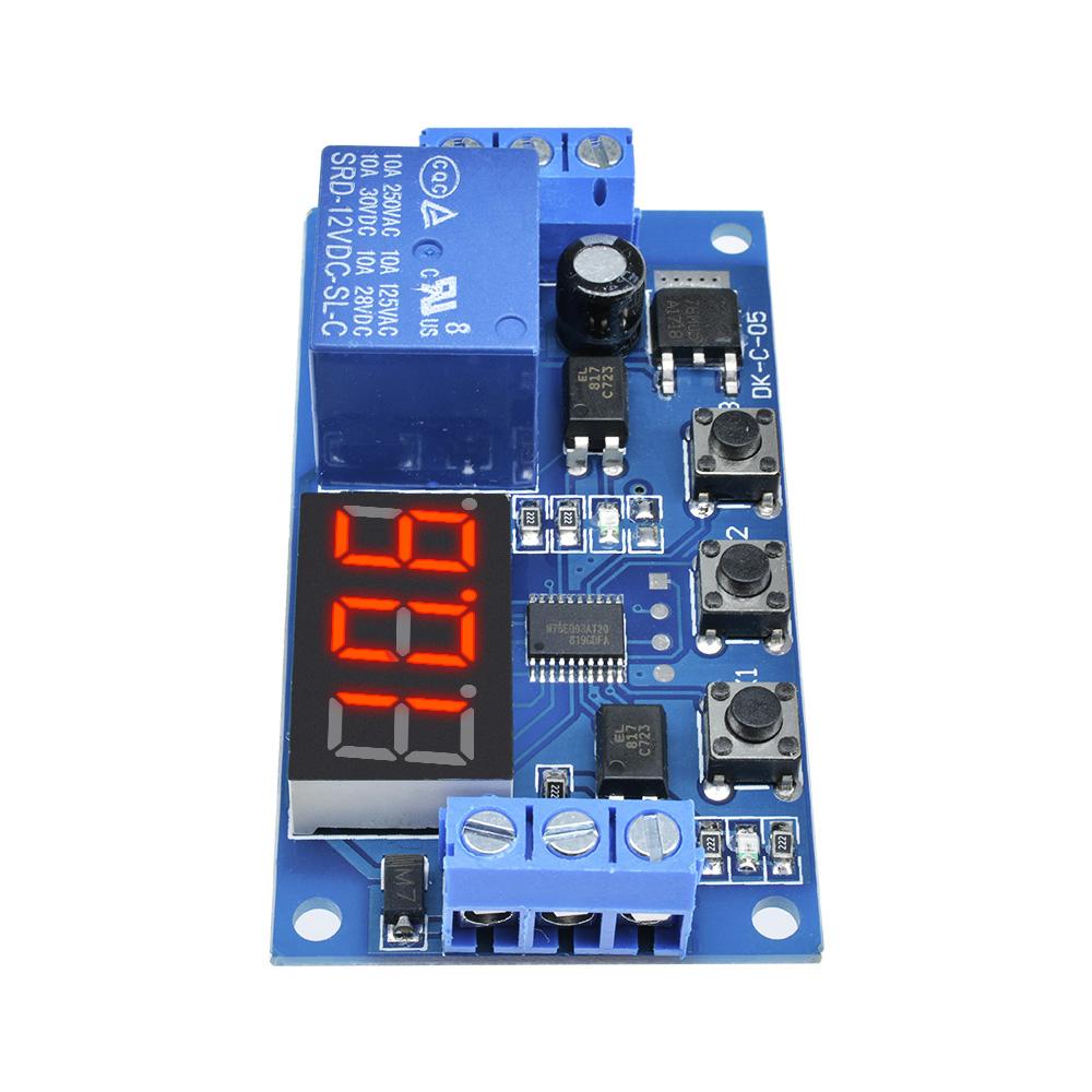 DC 11V 11V LED Display Automation Cycle Delay Timer Control Off Switch Delay Time Relay With Photoelectric Isolation