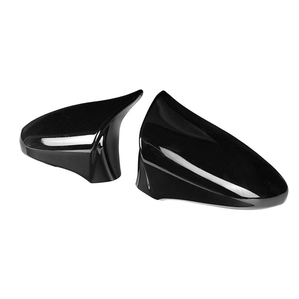 1 Pair Glossy Black Car Side Door Rearview Mirror Cover For LEXUS CT 2009-2022 Side Wing Mirror Shell Decoration Cover