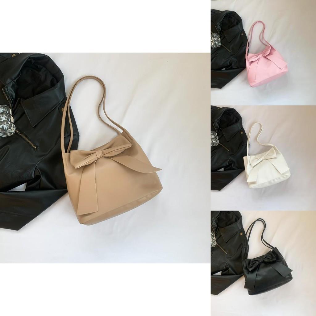 Stylish Large Capacity Casual Handbag For Women In Black Pink White And Khaki