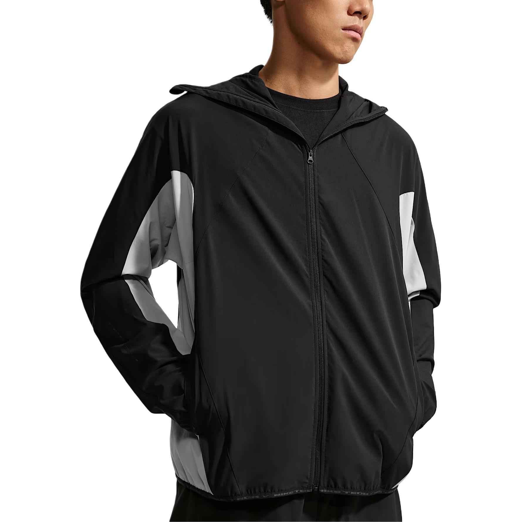 Nike Tech Helios Dri-FIT Shell Jacket  Black Grey Fog Black  Men s IF0904-010 L