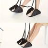 Travel Foot Hammock for Airplane Office, Portable Foot Rest with Hanging Strap, Lazy Comfort Solution