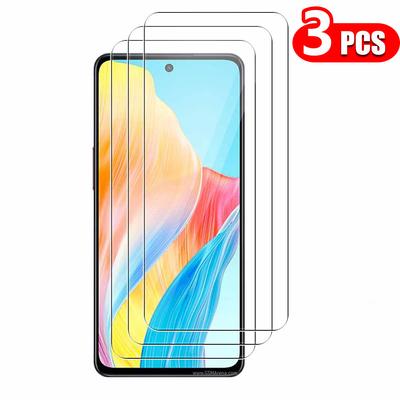 3PCS HD Clear Transparent Screen Protectors Tempered Glass for OPPO A18 A38 A58 A78 4G 5G A98 A79 A15 A16 A17 A15S A16S RENO 8T 4G RENO8T RENO8 T