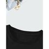 European sizes Printed Casual Round Neck Short Sleeve T-shirt | Summer Women'S Wear, Machine Washable, Regular Length
