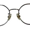 Used FURLA Glasses Titanium Smoky Blue Round Crown Panto