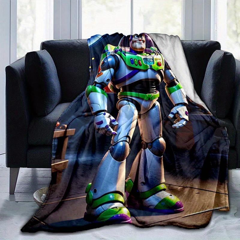 1pc,Buzz Lightyear Inspired Home Decorative Blanket Soft Throw for Couch, Bedroom, Living Room, Travel