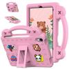 Case for iPad Mini 8.3" A17 Pro 2024 / 2021 (7th/6th Gen.), Cute Patterns, with Stand, Pink