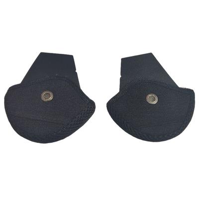 2pcs Motorcycle Helmet Earmuffs Wind Blocks Helmet Side Covers Durable
