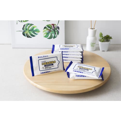 Adtish Hypochlorous Acid Disinfectant Wet Wipes, 20 Sheets X 10 Packs (200 Sheets)