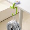 Flower Bag Hook No Drill Desk Hanger Portable Clamp for Table Edge Side Mount Organizer for Student School Classroom Desk