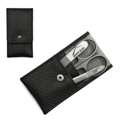 Giesen & Forsthoff's Timor 3-piece Manicure Set In Soft & Grained Leather Case