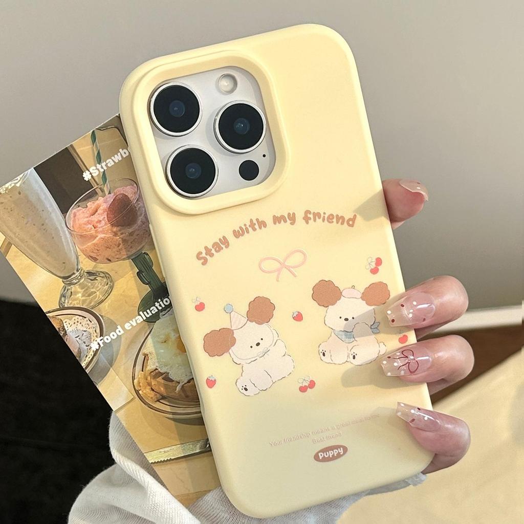 Cartoon Welpen Handyhülle passend für Apple Handys
