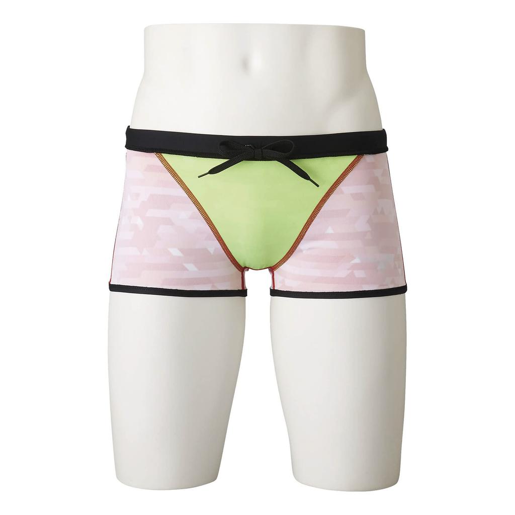 Mizuno EXER SUITS Short Spats for Competitive Swimming and Size 62 Size S Men's Training, N2MB2067, (Red),