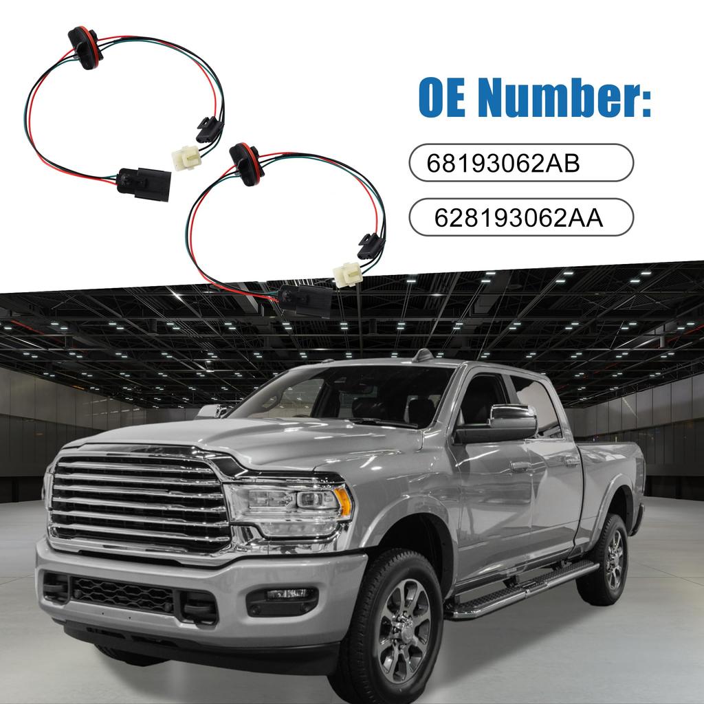 ABSOPRO Headlight Wire Harness 68193062AB 628193062AA Compatible with Honda R Am 1500 2 Pieces 2011-2017,