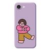 For iPhone 16e Case Love Girl Pattern Printing Straight Edge TPU Phone Back Cover
