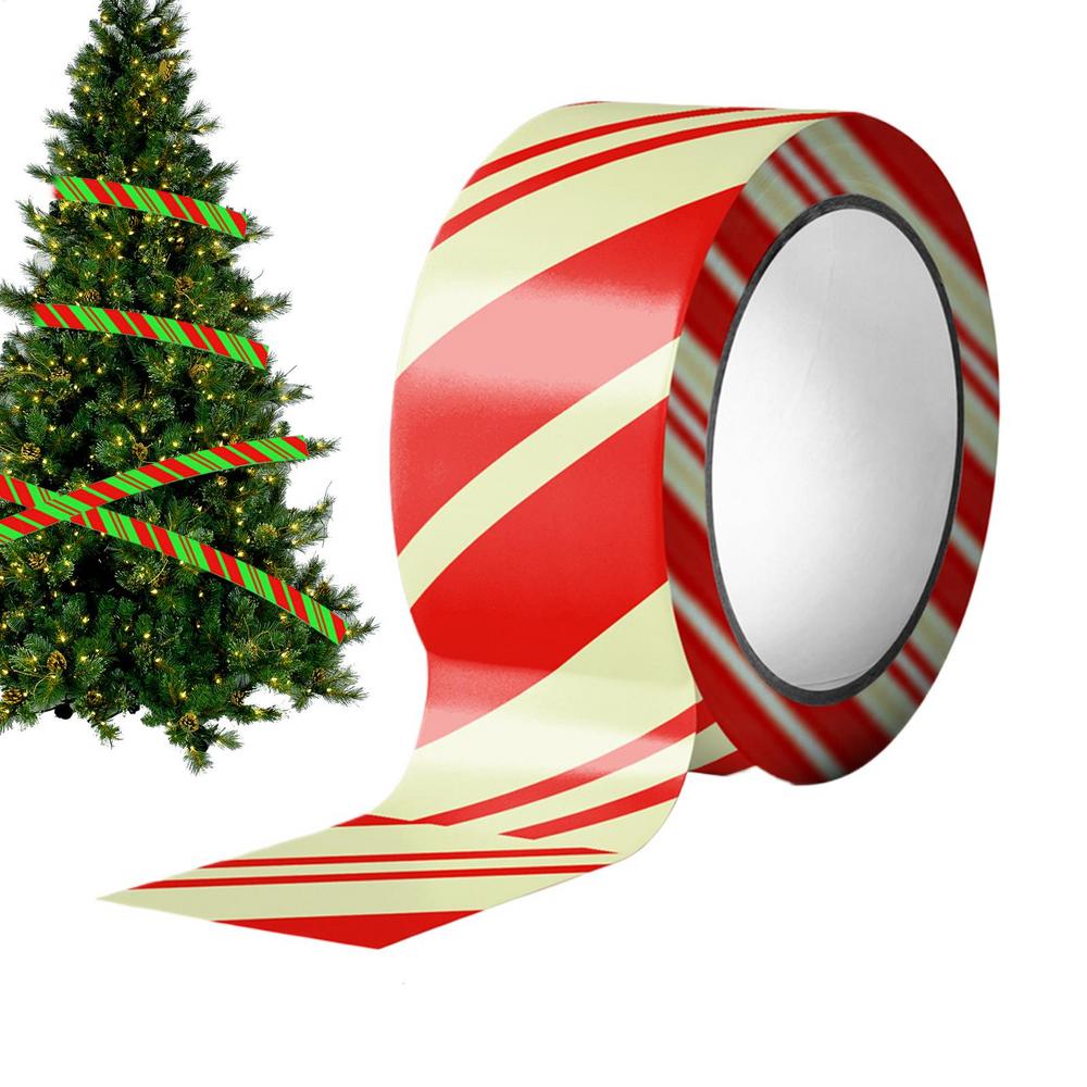 

Різдвяна сигнальна стрічка 5 м Світиться в темряві Сезонний декор Різдвяний декоративний рулон стрічки Для організаторів заходів Організаторів вечірок DIY