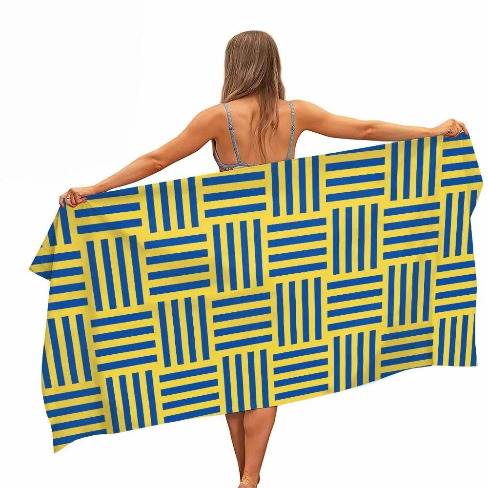 African Culture Microfiber Beach Towel Portable Quick Fast Dry Sand Outdoor Travel Swim Blanket Thin Yoga Mat For Women Gifts