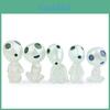 Cute Cartoon Sitting Posture Standing Elf With Night Light Function Mini Modelfor Office Desk And Collection Use