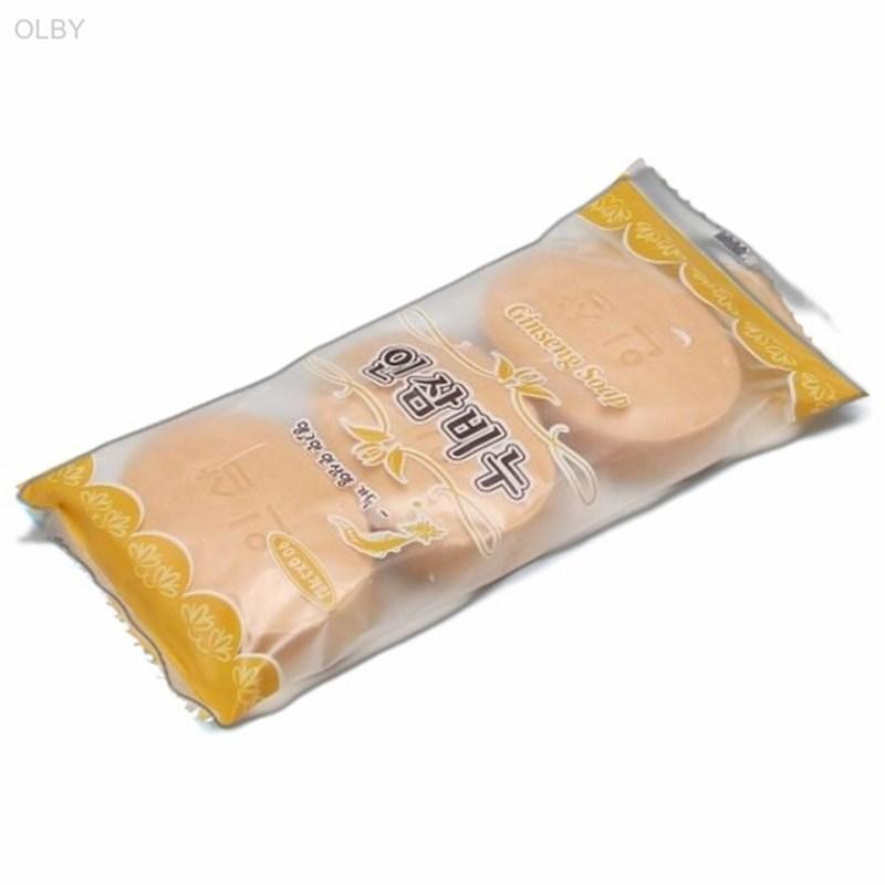Yanggeun Ginseng Soap 3 Pcs Holiday Gift Travel Size, 1 Set