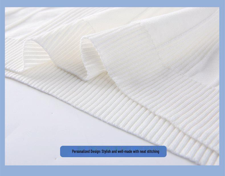 2026 Men's Slim Fit Vertical Stripe Ice Silk Round Neck T-Shirt