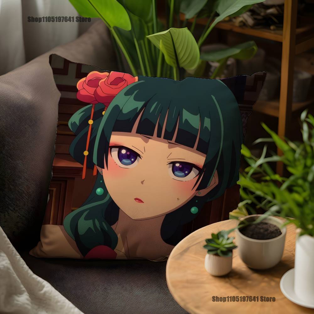 The A-Apothecary Diaries M-Maomao Pillow Case For Sofa Decor Car Office Room Printing Cushion Cover Decorations and Protector