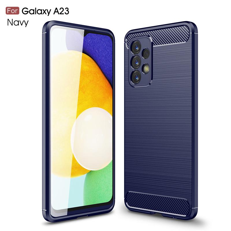 

Для Samsung Galaxy A33 A53 A73 5G чехол матовый мягкий TPU углеродное волокно телефон чехлы для Galaxy A13 A23 A 33 53 73 2022 задняя крышка For Galaxy A73 5G тёмно-синий