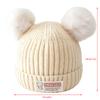 Winter Children Warm Baby Knitted Hats With Pompom Kids Knit Beanie Hats Solid Color Children'S Hat For Boys Girls Accessories