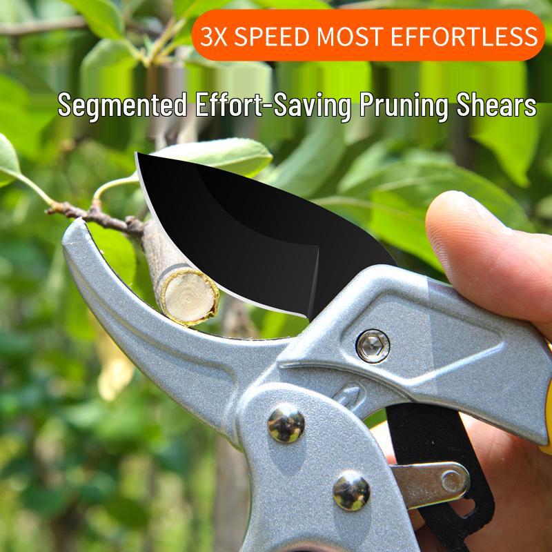 Horticultural Labor-Saving Pruning Shears: Powerful, Segmented Design for Thick Branches and Fruit Trees
