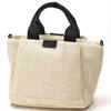 Tote Bag Natural Summer Tote S Size Black [Isaac] (10)