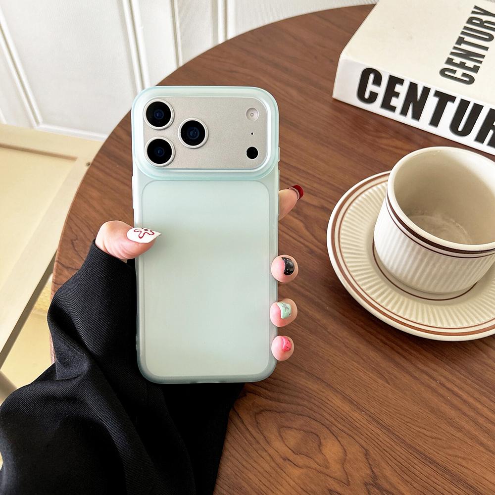 Carcasă Transparentă Culoare Bomboane de Lux Pentru iPhone Air 17 16 15 14 13 12 Pro Max Plus 16E Carcasă Moale din Silicon Mată Transparentă 16+