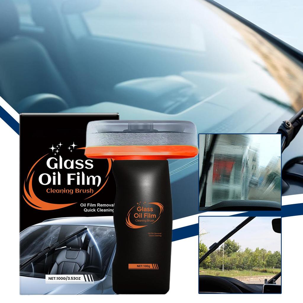 Car Windshield Oil Film Removal Rain Repellent Cleaning Brush Handheld Car Glass Antirain Coating for Car Oil Film Remover