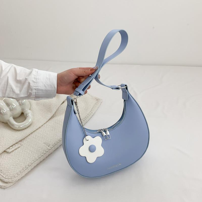 Stylish Chic Casual Pu Crescent Bag For Women With Unique Design In Trendy Colors