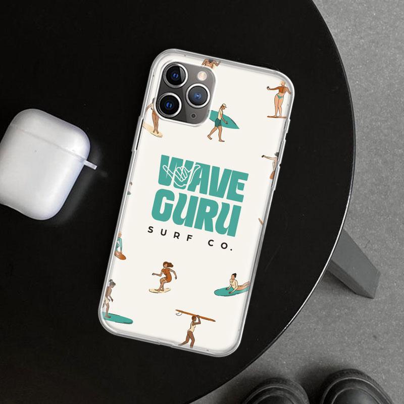 Surf Board Aesthetic Phone Case Cover for iPhone 18 11 12 13 Mini 14 15 Plus 16 Pro Max 17 Air 7 8 + SE Art Customized Fundas 11 12