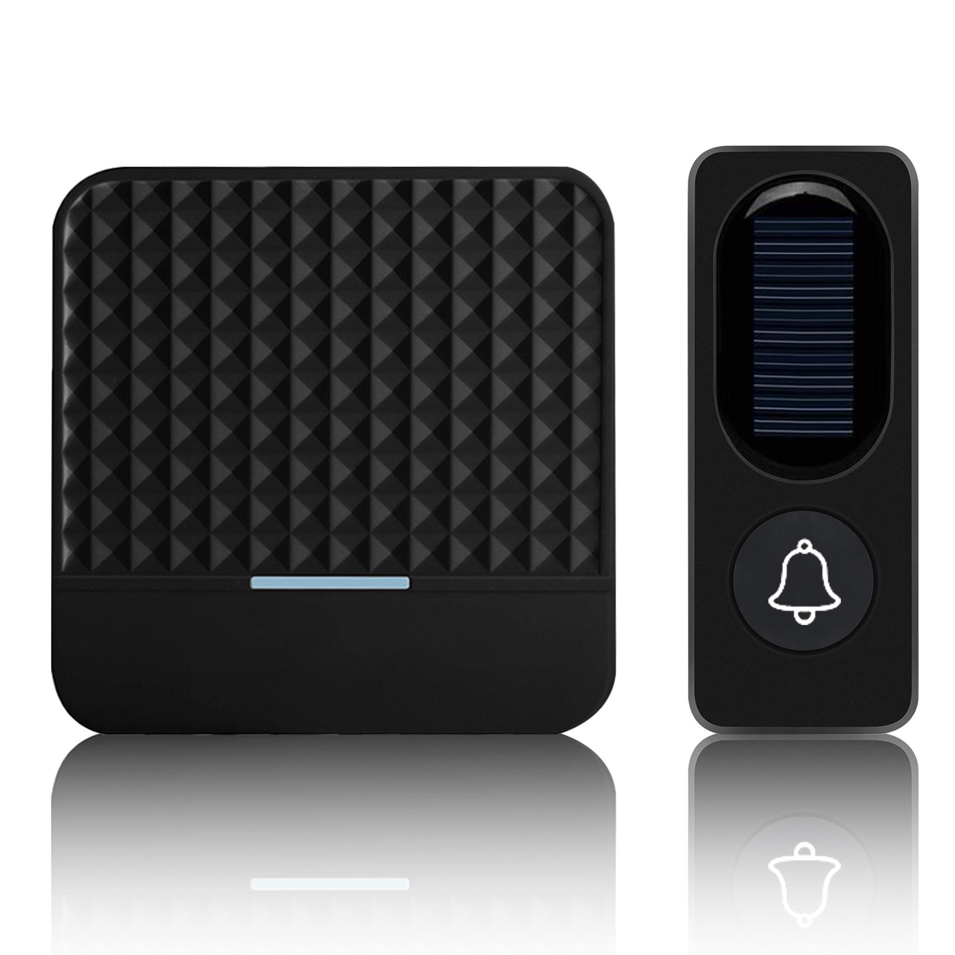 Smart Solar Wireless Doorbell: Waterproof, Flashing Remote Control & Music Caller