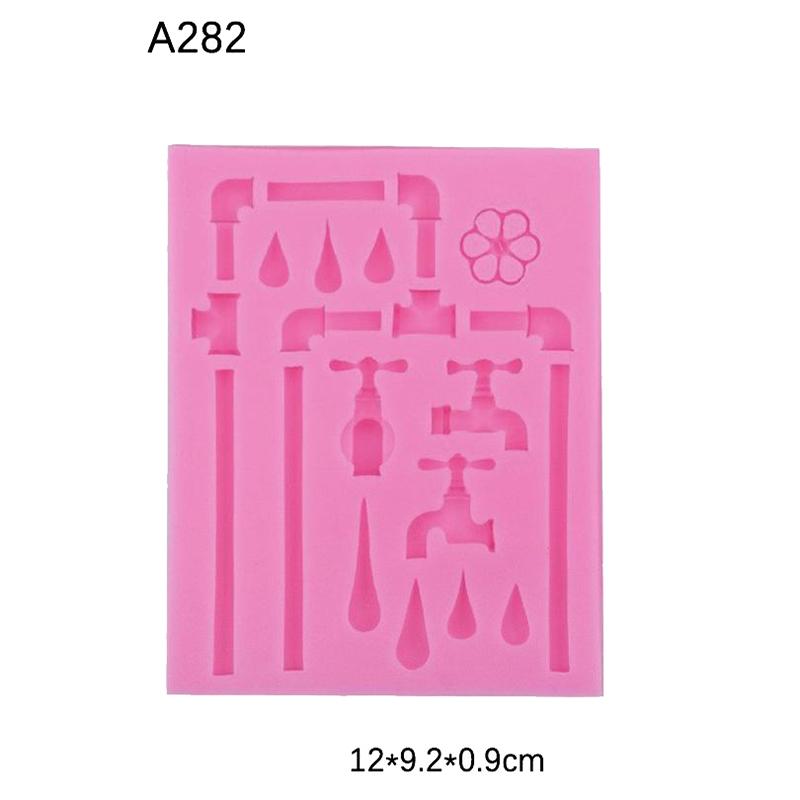 

1 шт. Силіконова форма Прикраса для шоколадного торта Індустріальний стиль Кухонне приладдя
