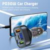 USB Car Charger 2 USB Port Fast Car Charger 3 Type-C Port Flash Charging Charger Car Accessories For Trucks SUVs Auto