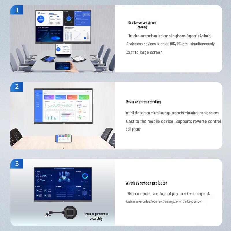AOC 75T25Z 75-inch Interactive Conference Flat Panel Display (CN version)