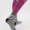 Damen Kniestrümpfe, Modische Gestreifte Strümpfe Cosplay Oberschenkelhohe Strümpfe Schlauchsocken Gestreifte Lange Stiefelsocken