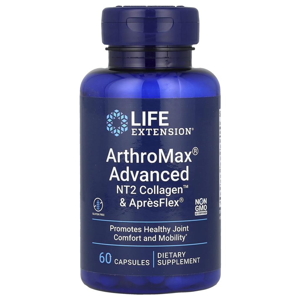 Arthromax Advanced, Nt2 Collagen and Apresflex, 60 Capsules