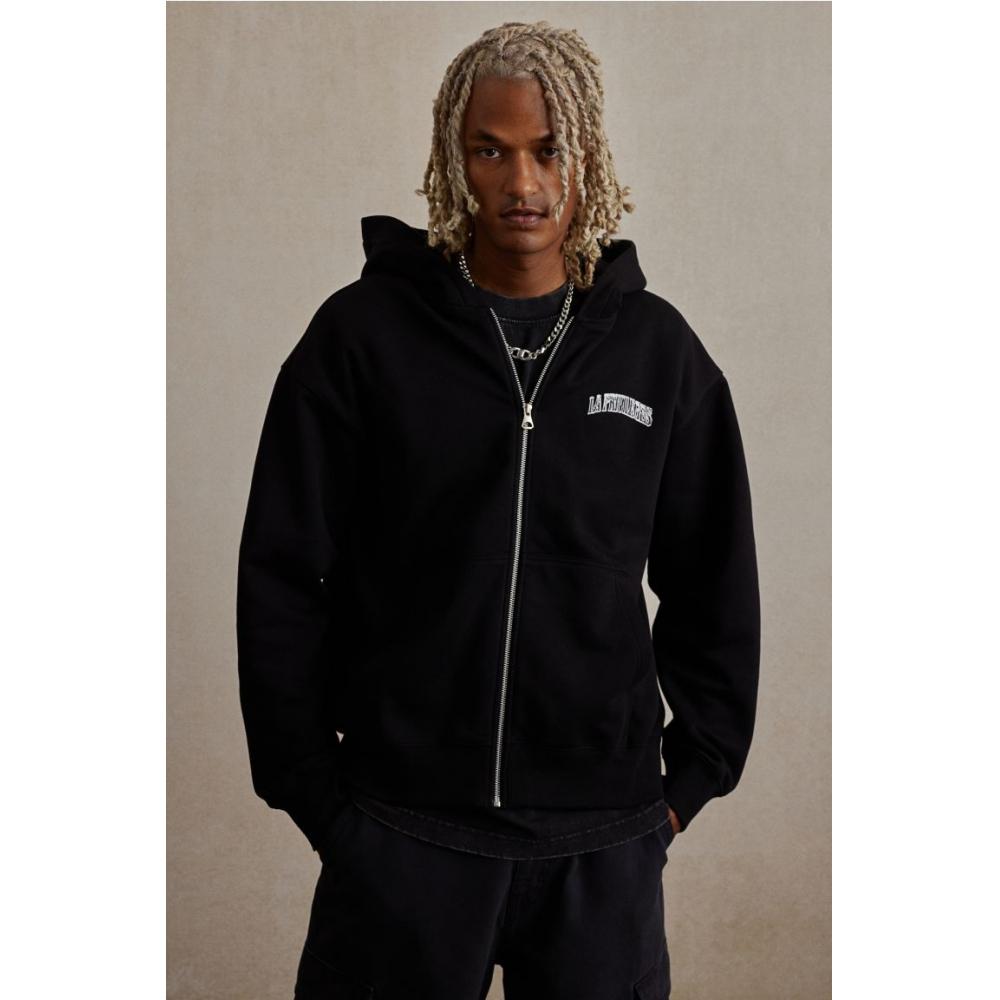 

Толстовка с капюшоном HM Relaxed Fit Zip Up Black La Privileges XS