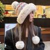 V-Knit Women's Winter Pom Pom Hat - Fleece-Lined & Warm