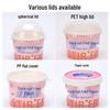 Disposable Fried Yogurt Paper Bowls with Lids