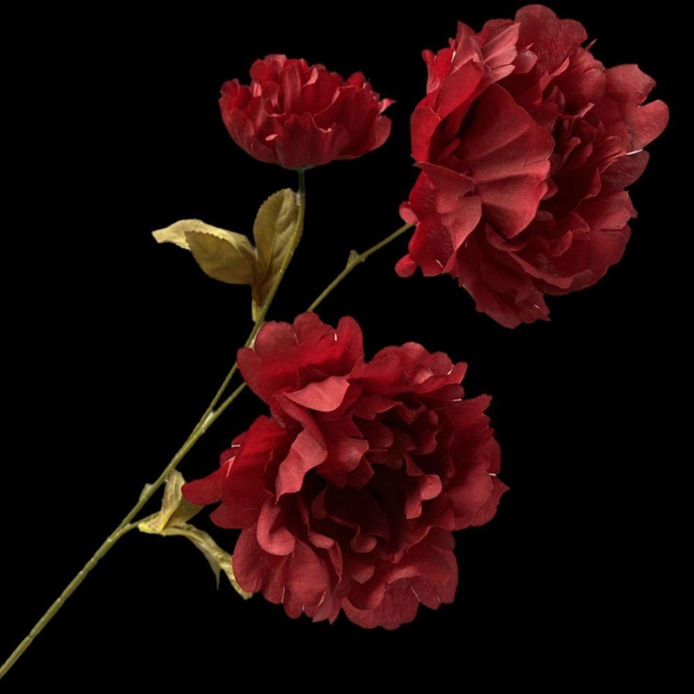 Silk Petals Lifelike Flowers Multicolor Faux Flower Peony Peony Artificial Flower  Wedding Ornament